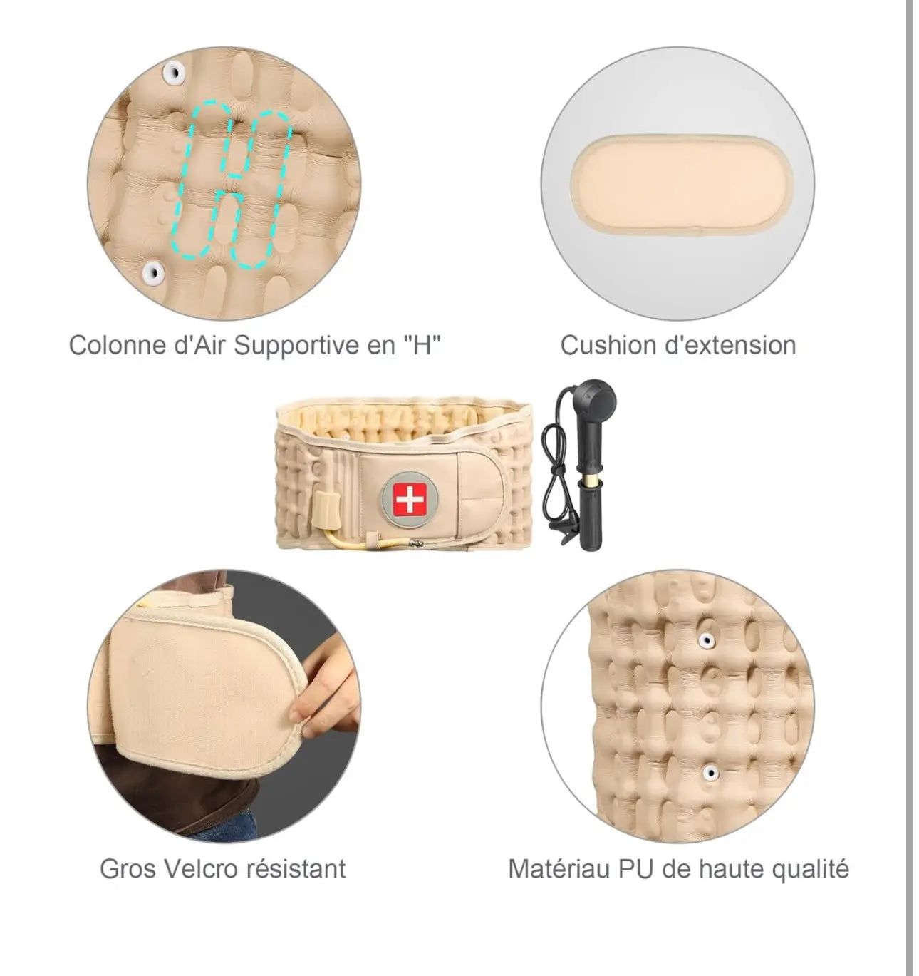 Ceinture bas du dos  Gonflable - MobilityPro