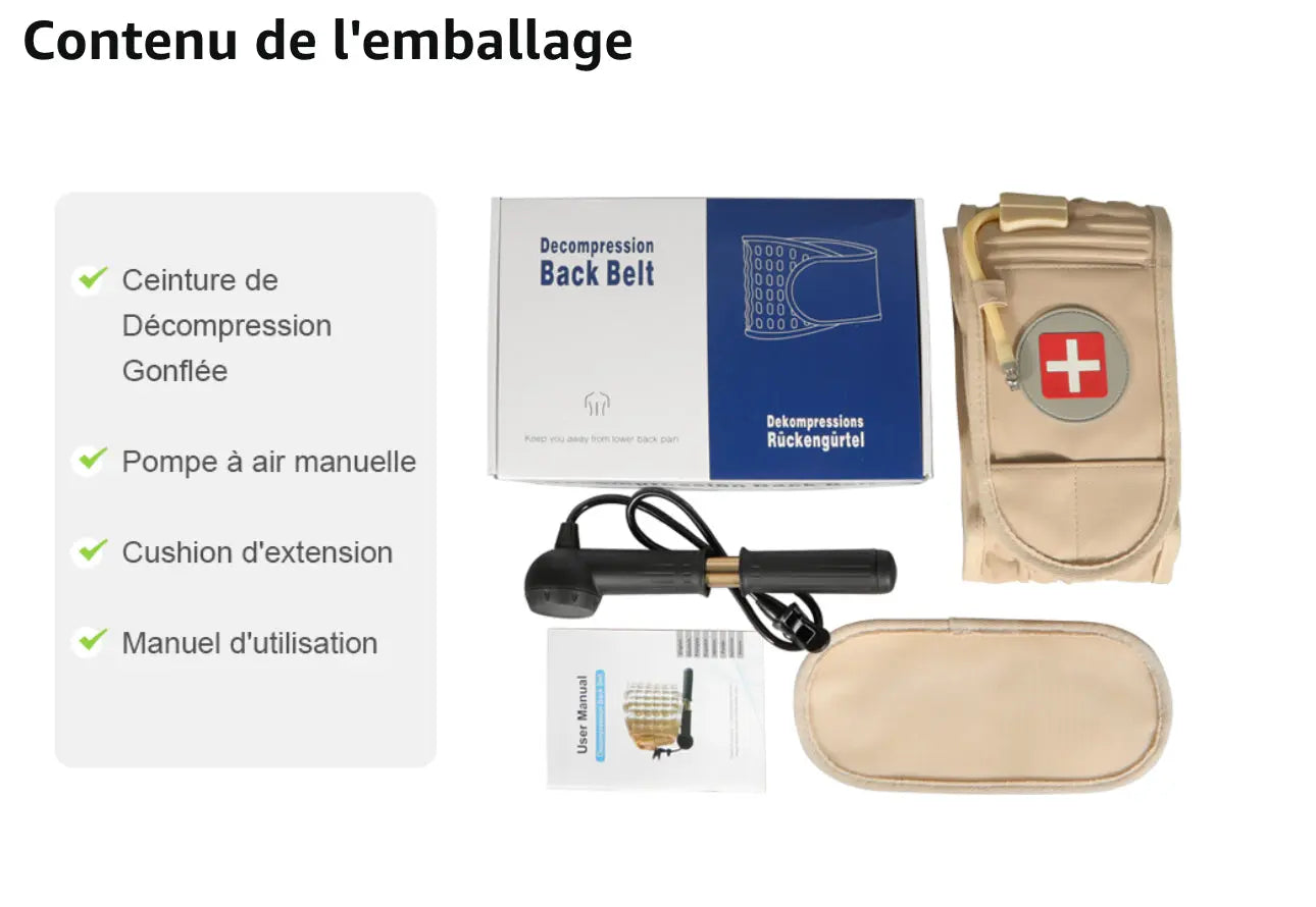 Ceinture bas du dos  Gonflable - MobilityPro